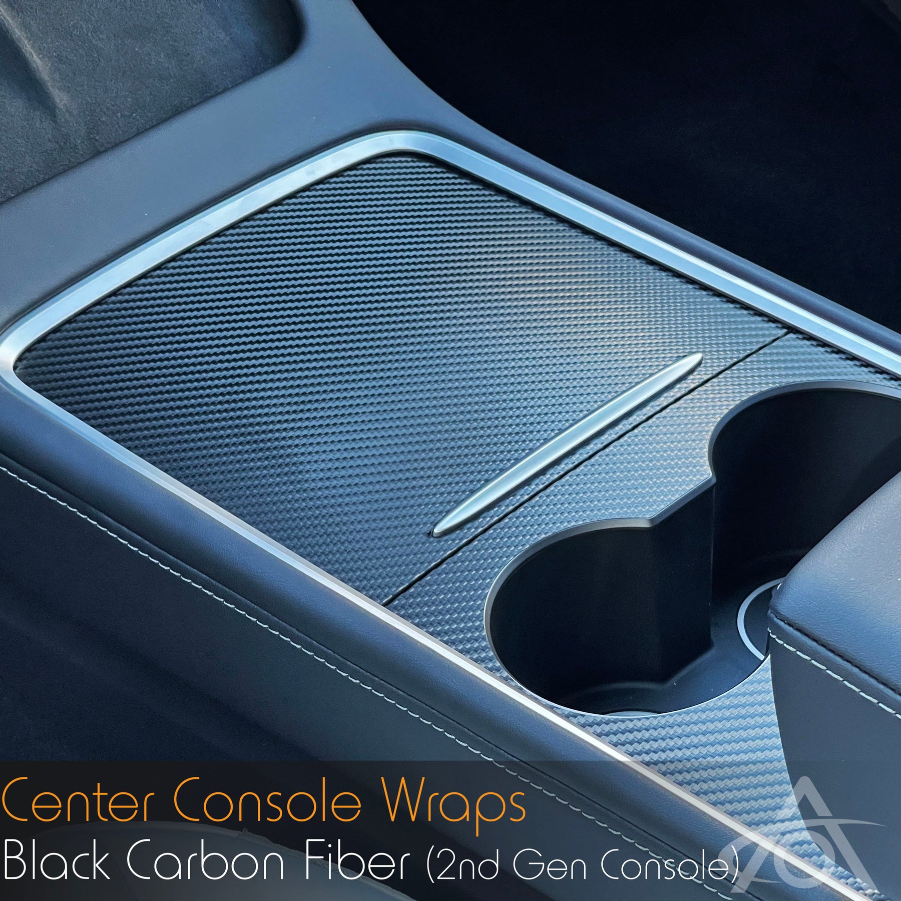 Center Console Vinyl Wrap for Model 3/Y (2nd Gen Console)