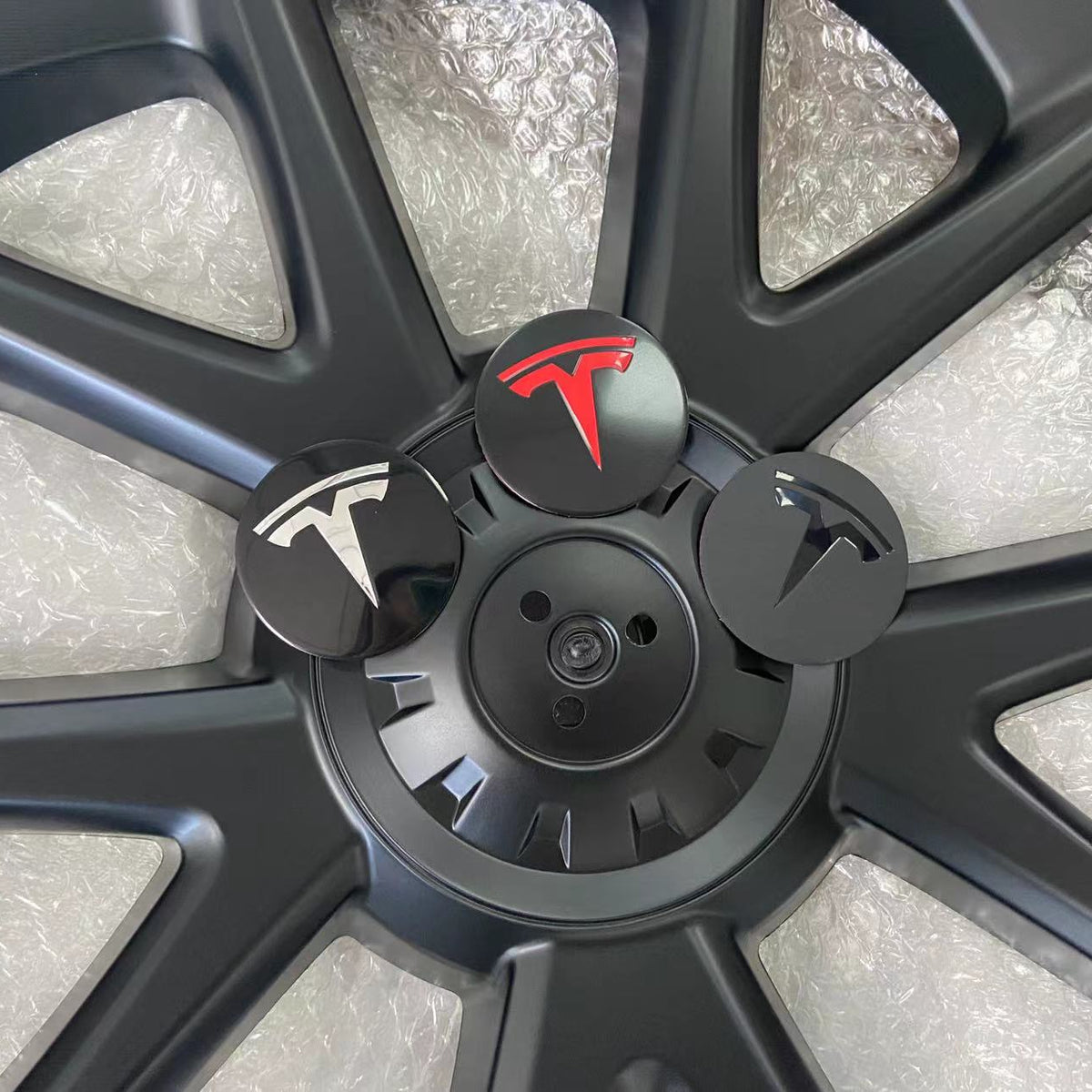 Tesla model deals 3 center caps