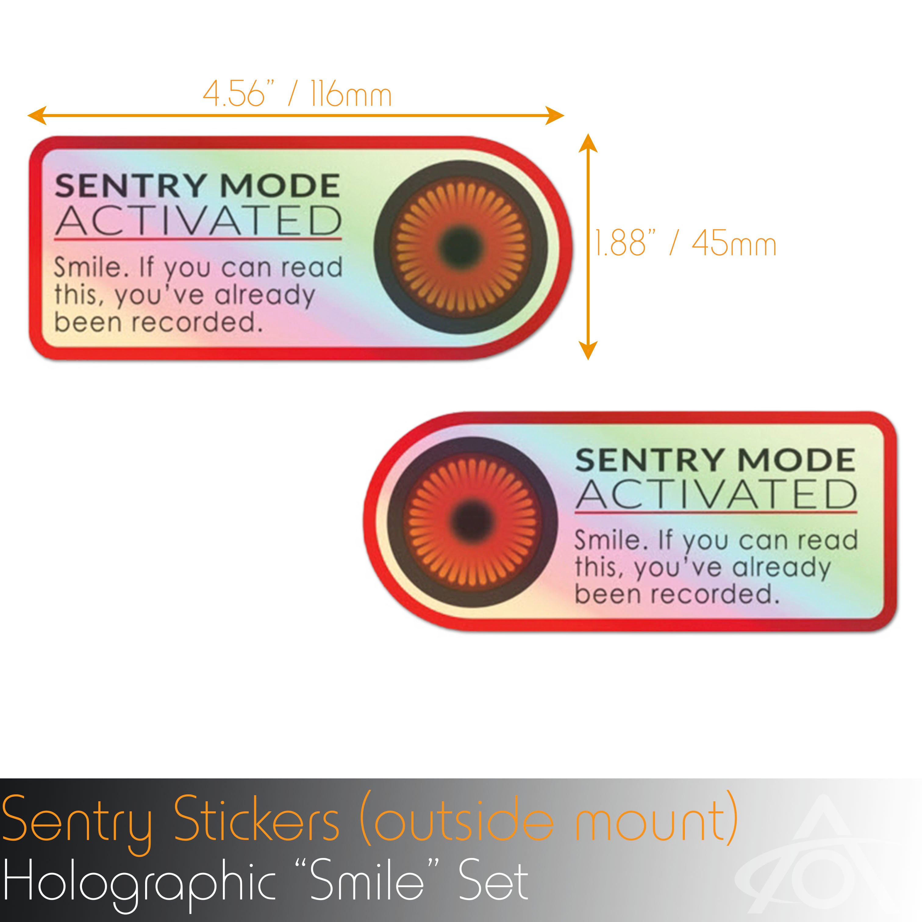 Sentry Window Decal (pair)