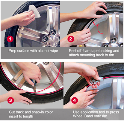 Wheel Bands (Two Wheel Replacement set)