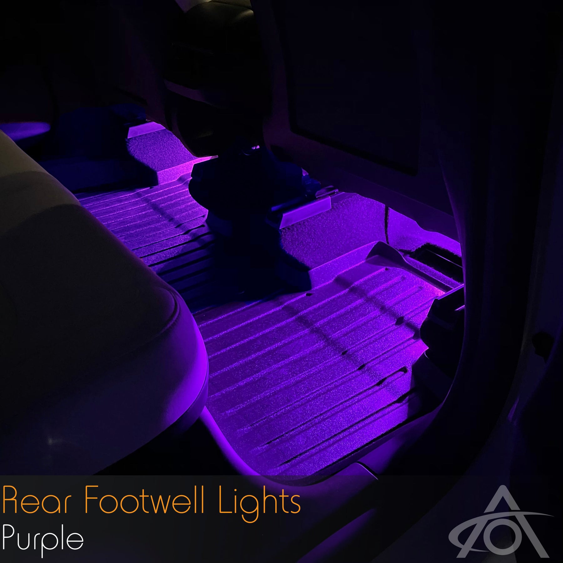 Premium Rear Footwell Lights for Tesla Model 3/Y