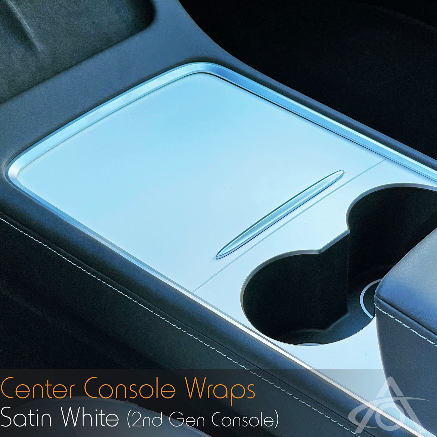 Center Console Vinyl Wrap for Model 3/Y (2nd Gen Console)