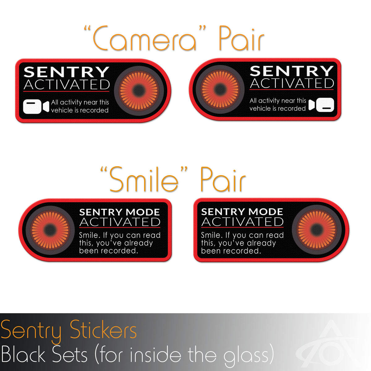 Tesla Sentry Window Decal