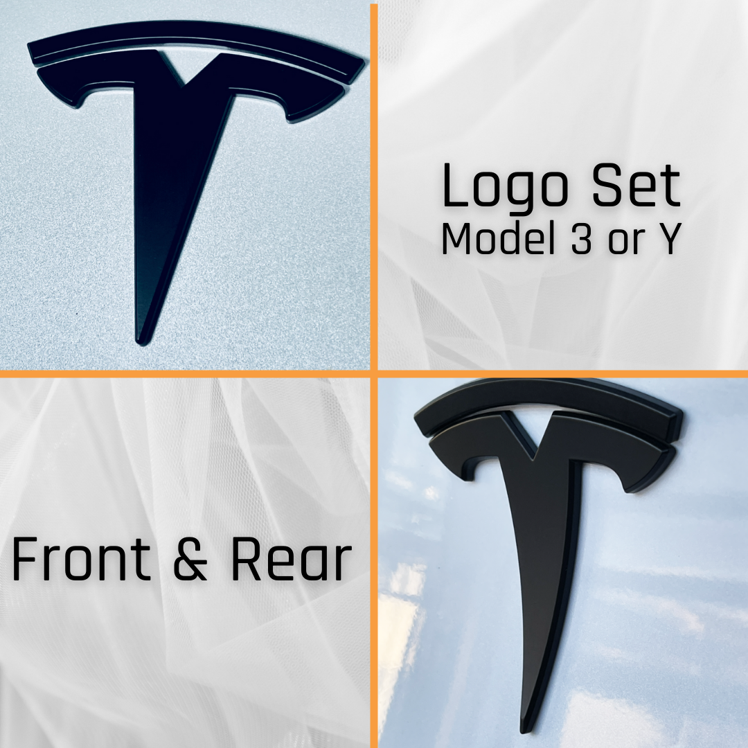 Tesla Logo Covers